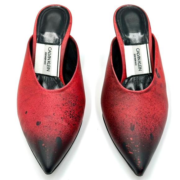 Calvin Klein 205W39NYC Roslynn Mules SZ 38.5 - Picture 10 of 13